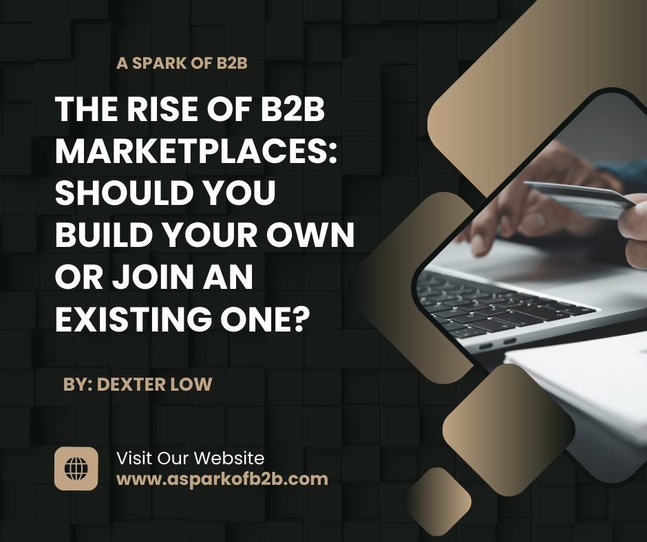 The Rise of B2B Marketplaces: Should You Build Your Own or Join an Existing One? Part&nbsp;I